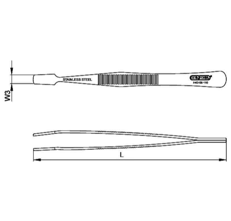 جفت مبطط عدل نيكل 110مم كيتافورم تركي H43-06-0110