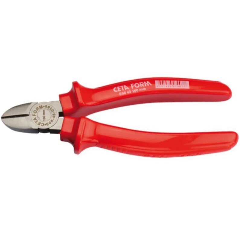 Standard Cutting Pliers For PVC Insulated Wire Up To 2.5 Mm Diameter, Polished, 7-inch (180 Mm) – Model E06-44-0180