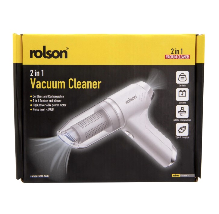 2-in-1 Rechargeable Vacuum Cleaner Rolson