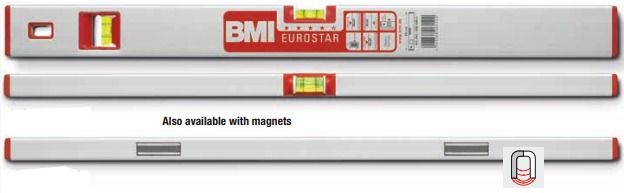 100 Cm Magnetic Spirit Level With 2 Vials