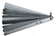 20 Cm Feeler Gauge Set, 20 Blades, Measuring From 0.05 Mm To 1.00 Mm (mm/inch)