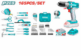 Total Impact Drill 66Nm With Kit 165 PCS