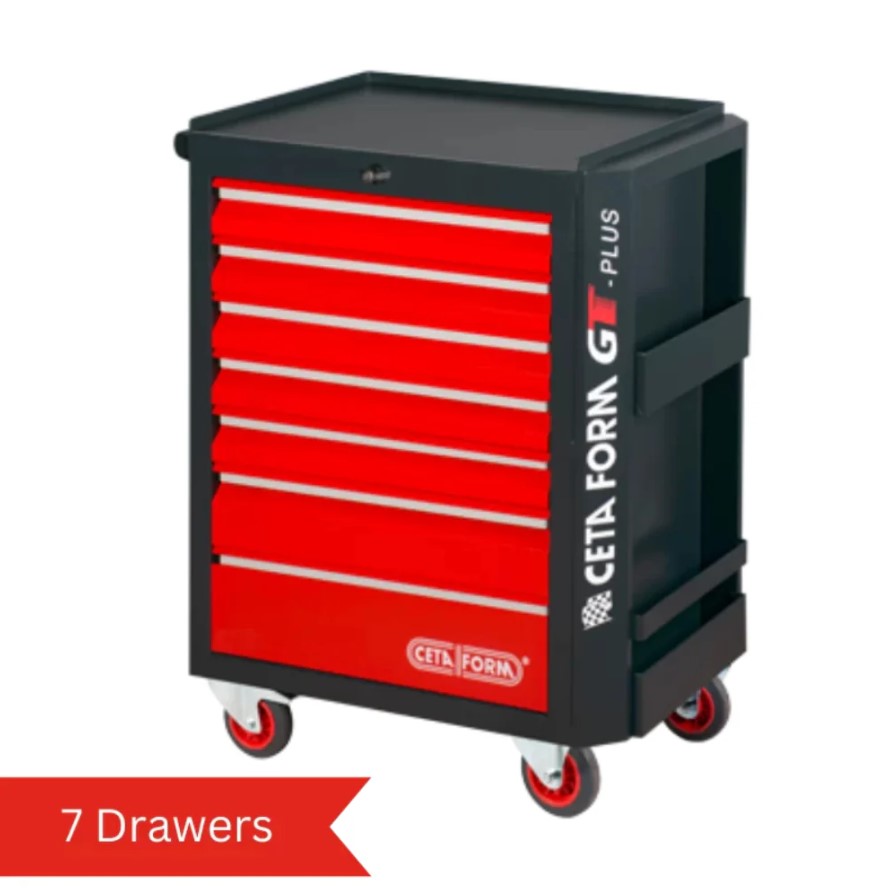 7-Drawer Super Tool Trolley With Side Tool Holder, A01-07