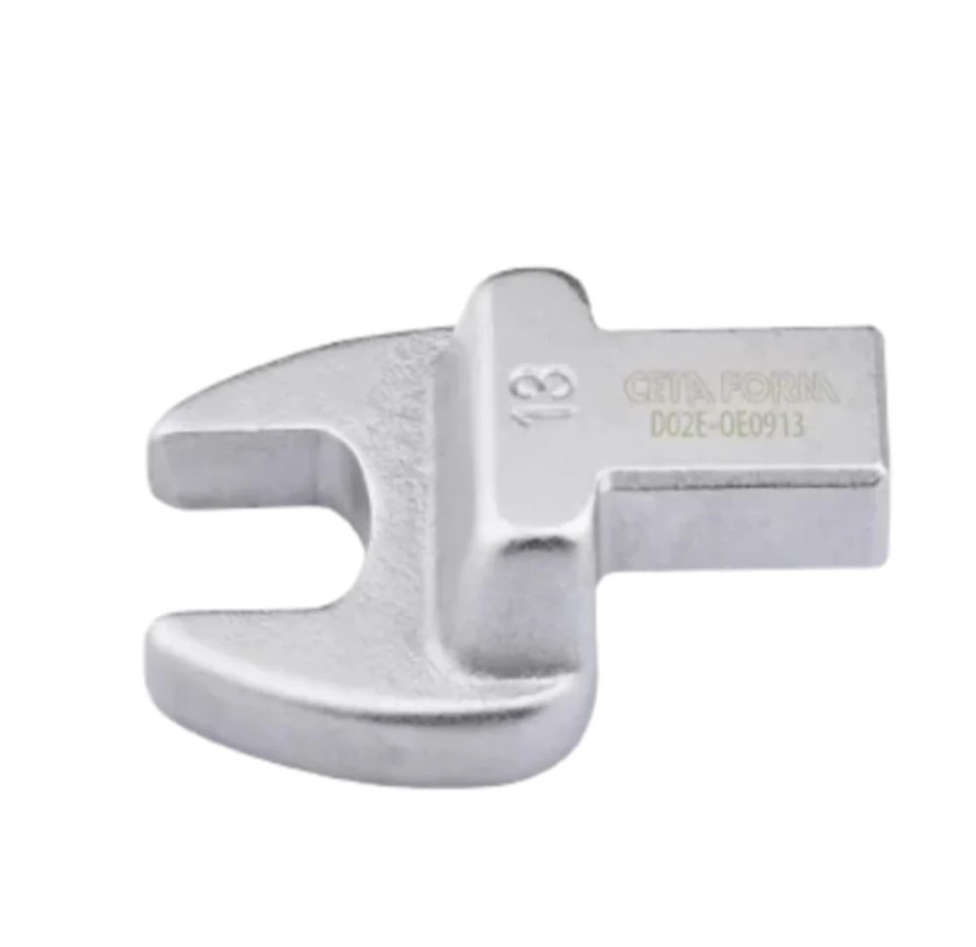 Large Open-End Torque Wrench Head, Size 22 mm (14×18 mm), D02E-OE1422