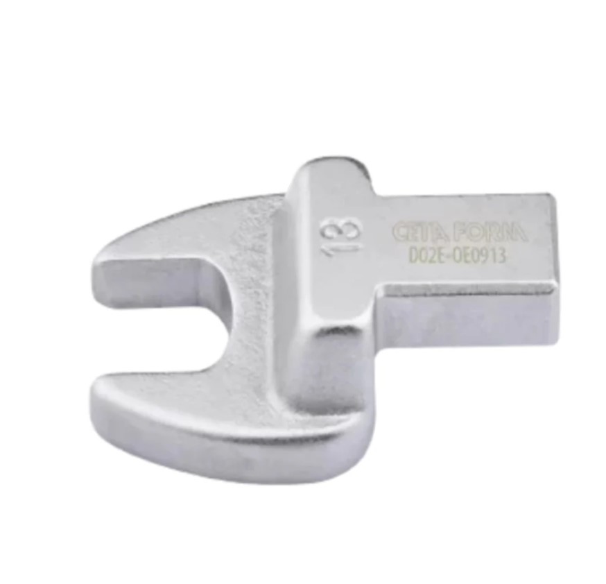 Small Open-End Torque Wrench Head, Size 16 Mm (9×12 Mm), D02E-OE0916