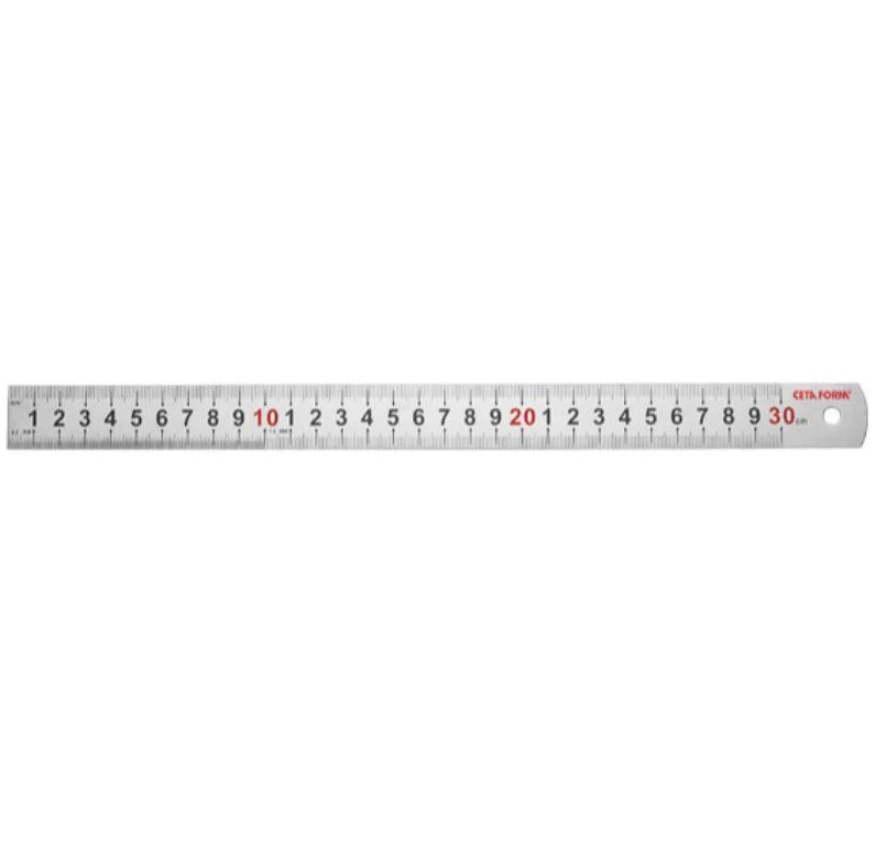 Measuring Ruler , 50 Cm × 24.50 Mm, Ceta Form, Turkey, P15-050