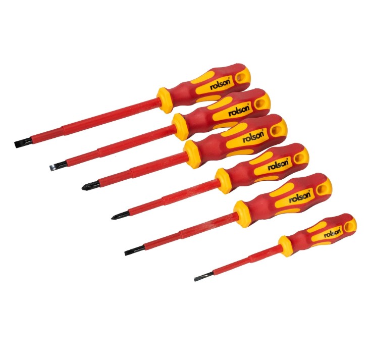 VDE Screwdriver Set 6 Piece - ROLSON