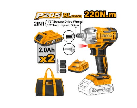 Cordless Impact Driver&wrench 20 V INGCO
