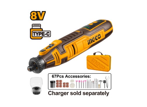 Cordless Mini Grinder 8 V INGCO