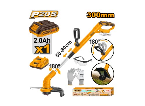 Cordless Grass Trimmer 20 V INGCO