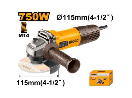 Angle Grinder 750 W 115 Mm INGCO