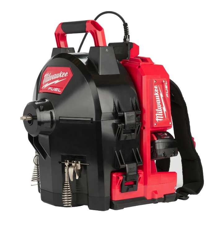 M18 FUEL™ Free Standing Drain Cleaner 13 Mm + 2 Battery 18 V 5 A + Charger MILWAUKEE