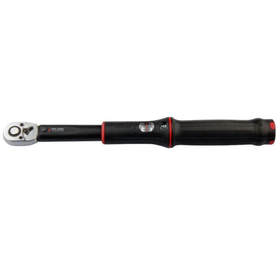 Ceta Form D02F-0125 Torque Wrench Ratchet, 290 Mm, 1/4 Inch Drive, Torque Range 1–25 Nm