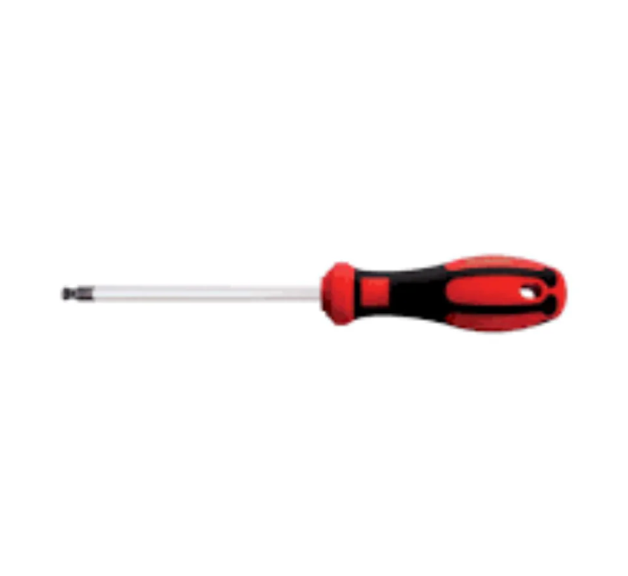 Ceta Form F23-060-125 Ball-End Hex Key Screwdriver, Super Grip Handle, 6 × 125 Mm, Made In Turkey