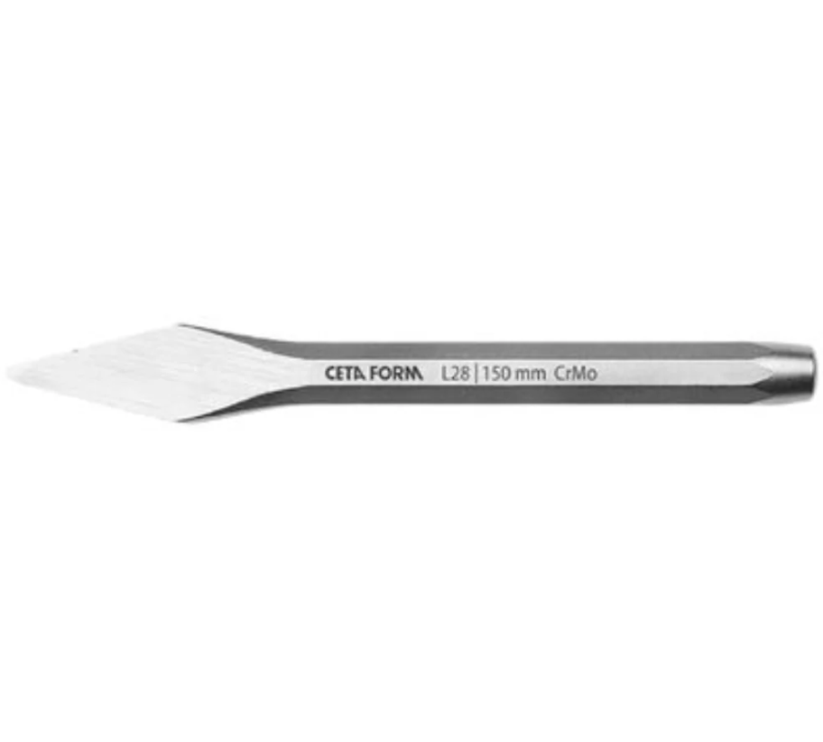 Ceta Form L28-130 Center Punch, Nickel-Chrome, 130 Mm Length, Made In Turkey