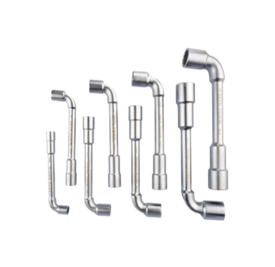 Set Of Perforated Angle Socket Wrenches, 8 Mm To 19 Mm, CETA FORM, Turkish, B28-B08
