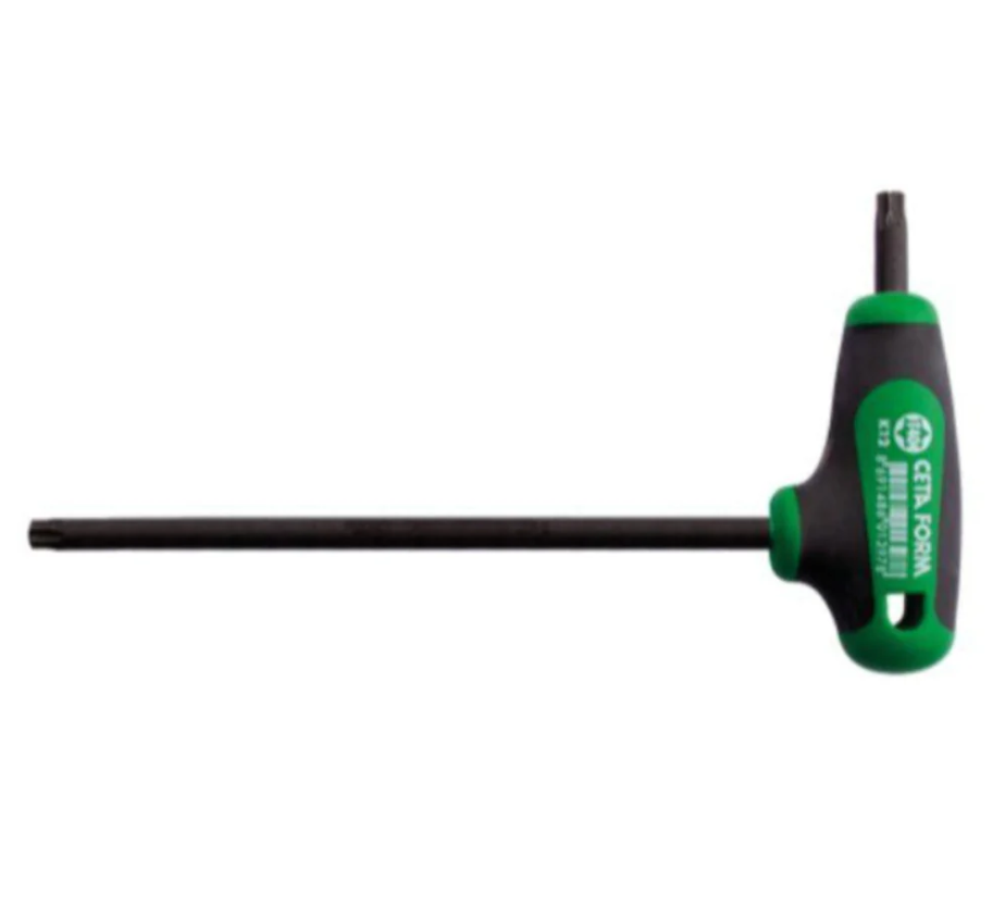 Ceta Form T10 X 100 Mm Serrated T-Handle Torx Key – Made In Turkey – Model K12-010-100