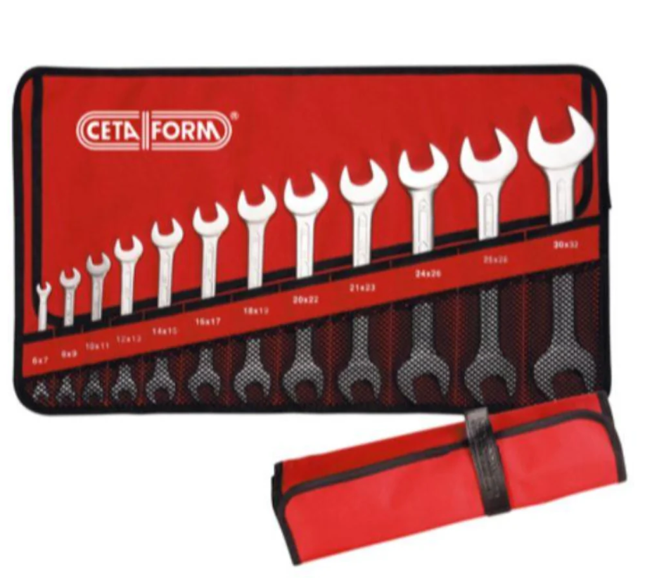 6x B09-R12 DOUBLE OPEN END WRENCH B09-R12