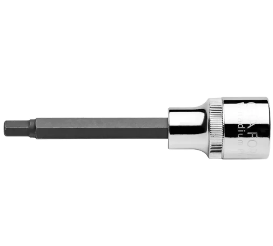1/2" Long Hex Bit Socket, 6 Mm, 99 Mm Length, Ceta Form, C28S-H06L