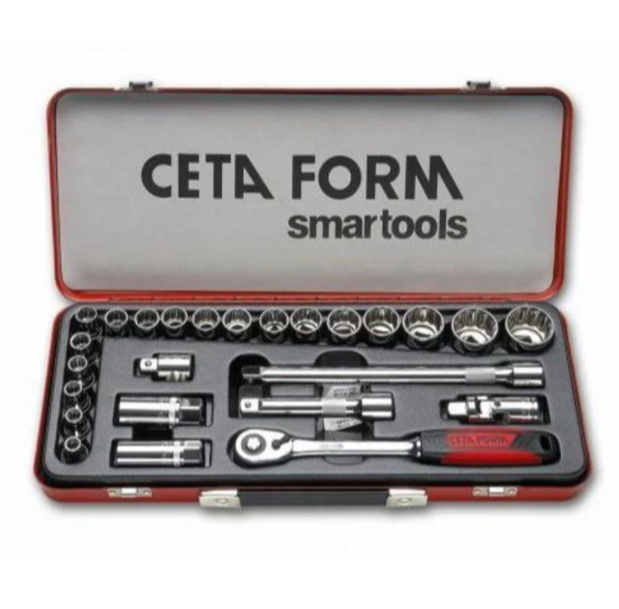 25-piece Inch Socket Set, Ceta Form, Turkish, C20A-25B1