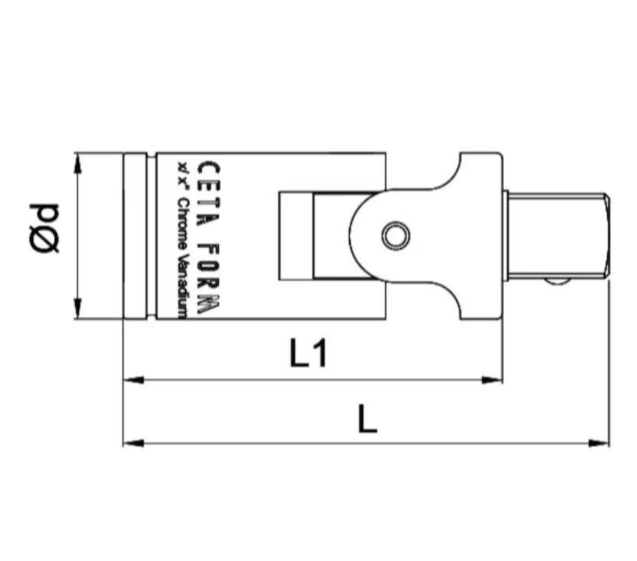 Y-type Socket Handle, Ceta Form, Made In Turkey — C21-80