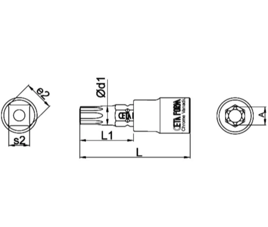 T20 Star Bit, Ceta Form, Made In Turkey — C08S-T20