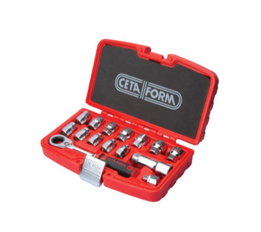 15-Piece 3/8'' Socket Set – Ceta Form, Made In Turkey, Model: C10-15PG1