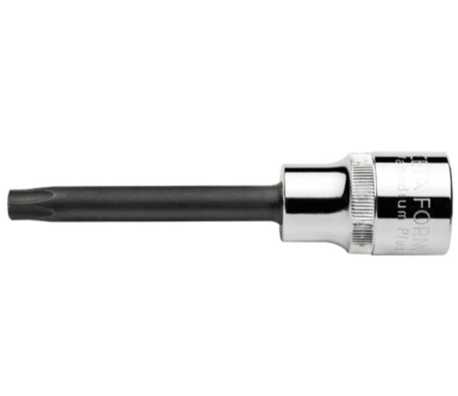Long 99mm 1/2'' Torx Star Bit T60L – Ceta Form, Made In Turkey, Model: C28S-T60L