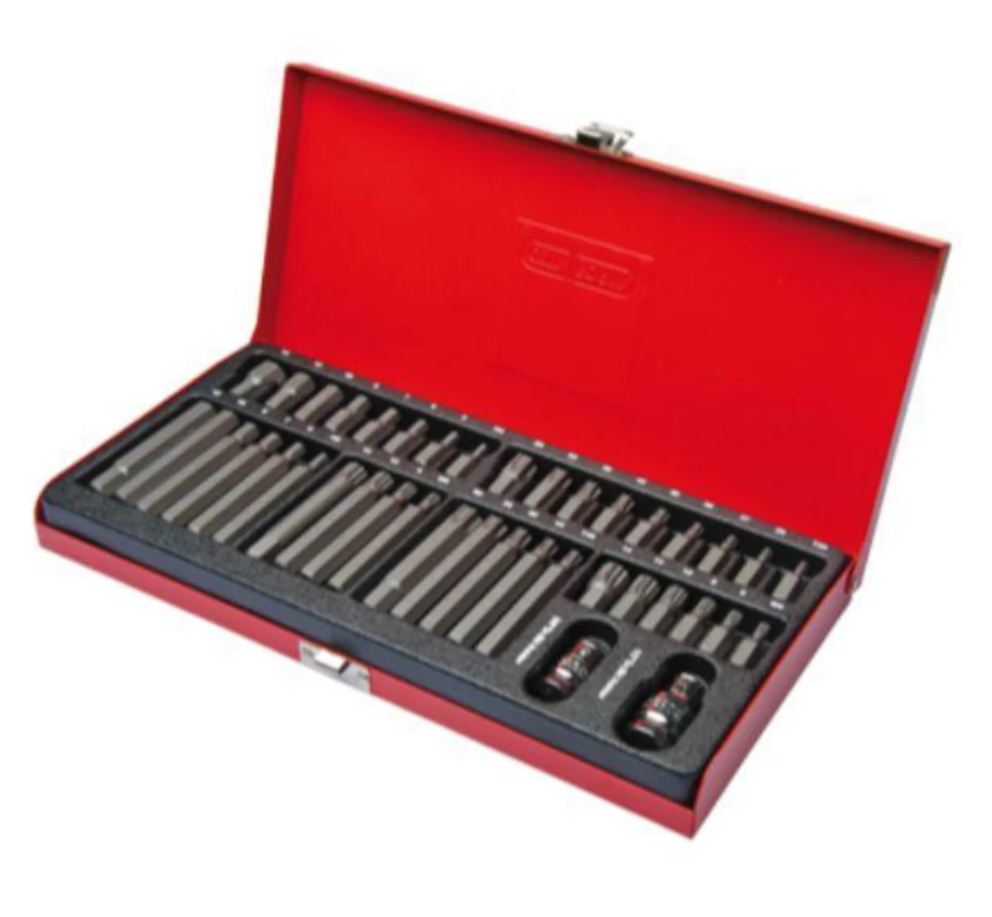40-Piece Bit Set 1/2" & 3/8" – Torx, Hex, And Spline – Ceta Form Turkey – Model C28-SS40