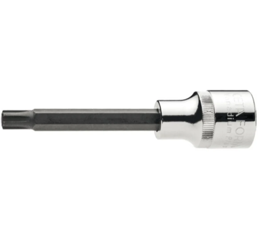 6 Mm Long 1/2 Inch Drive Spline Bit Socket – Ceta Form (Made In Turkey), Model: C28S-X06L