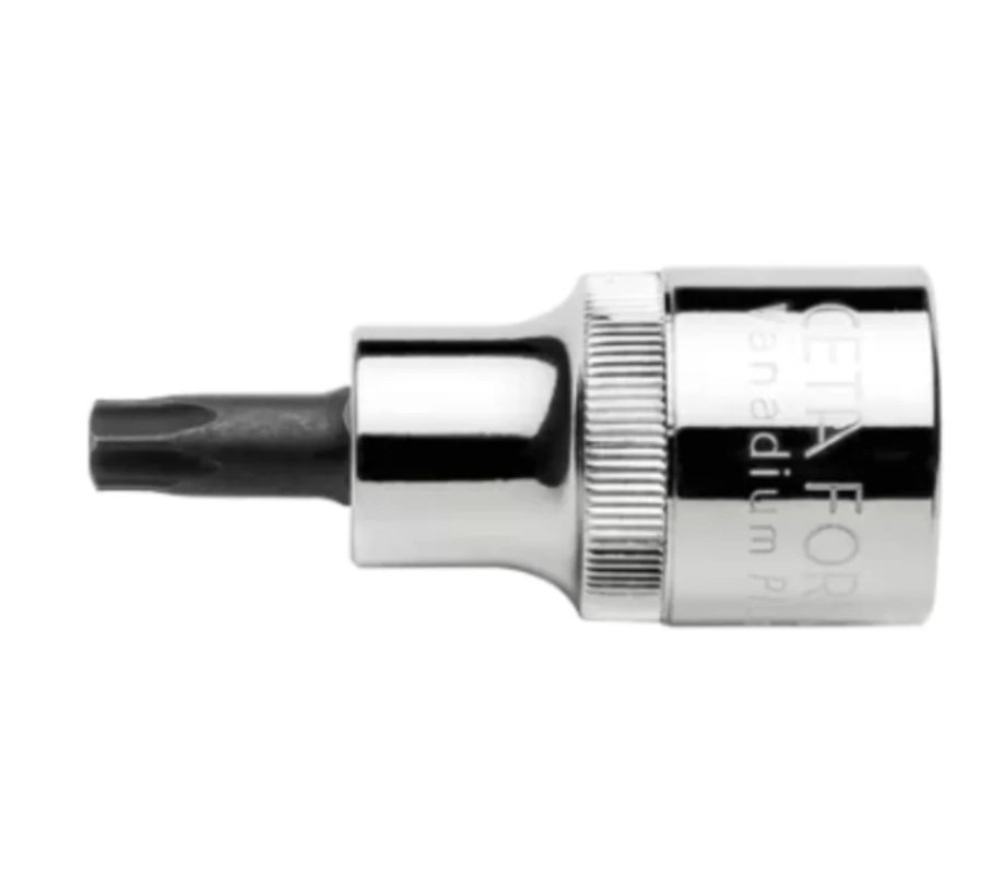 T20/0.5 Star (Torx) Bit Socket – Ceta Form (Made In Turkey), Model: C28S-T20
