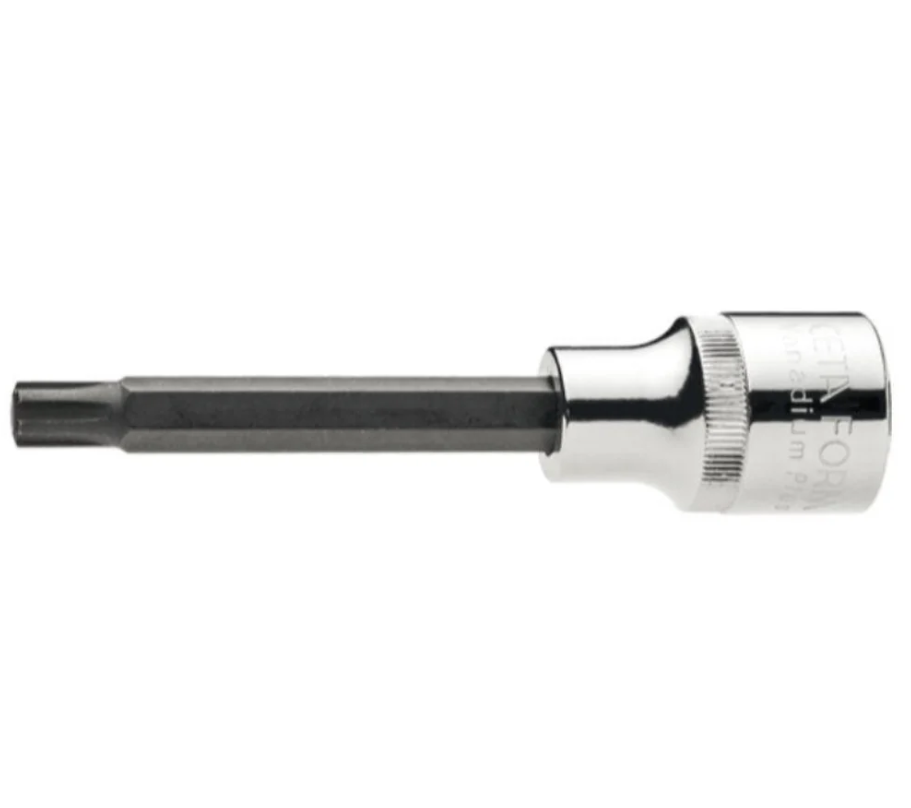 M08 Spline Bit Socket, 1/2 Inch Drive, 99 Mm Length – Ceta Form (Made In Turkey), Model: C28S-R08L
