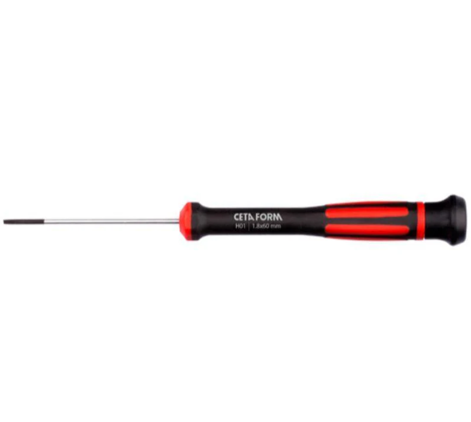 Ceta Form H01-40-080 4×80mm Slotted Electronics Screwdriver