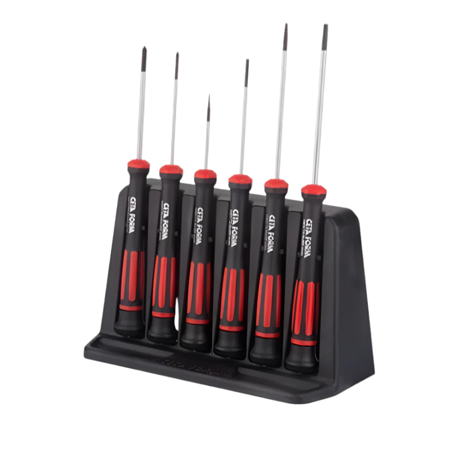 Ceta Form H99-12-06 6-Piece Turkish Electronics Screwdriver Set (Slotted & Phillips)