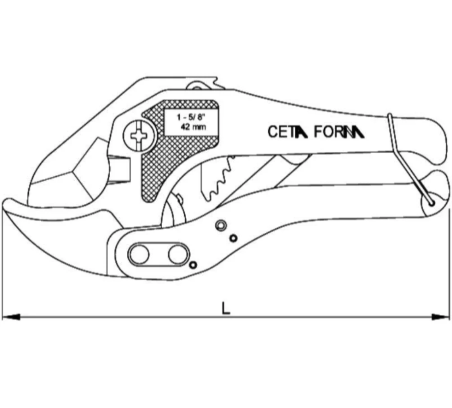Ceta Form I20-190 190mm Propline Cutter, 42mm Cutting Capacity