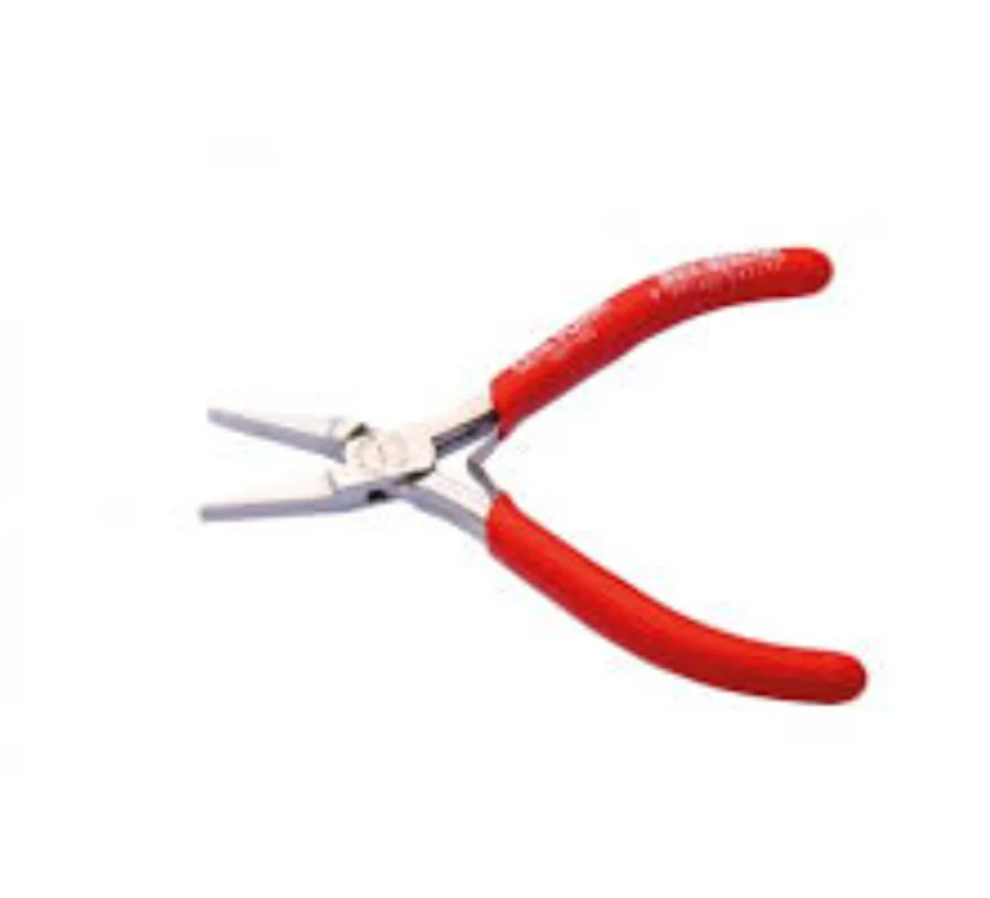 Ceta Form Electronic Bent Nose Pliers, Red Handle, Turkish Model H34-34-120