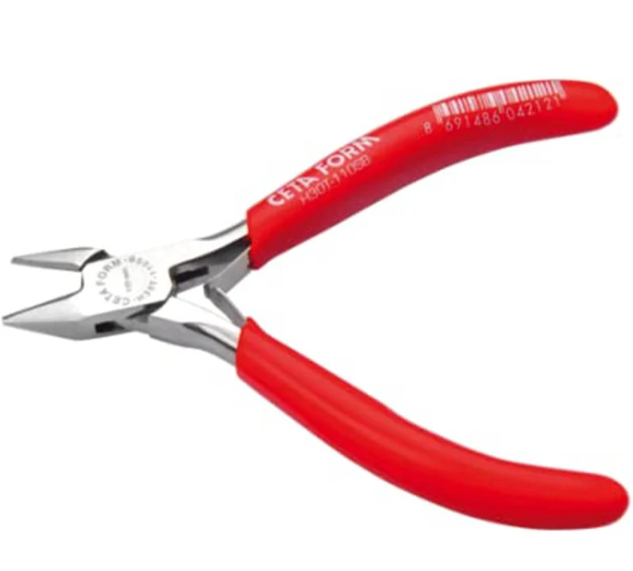Electronic Cutting Pliers, 110 Mm, Red Handle, Ceta Form (Turkish), Model H30T-110SB