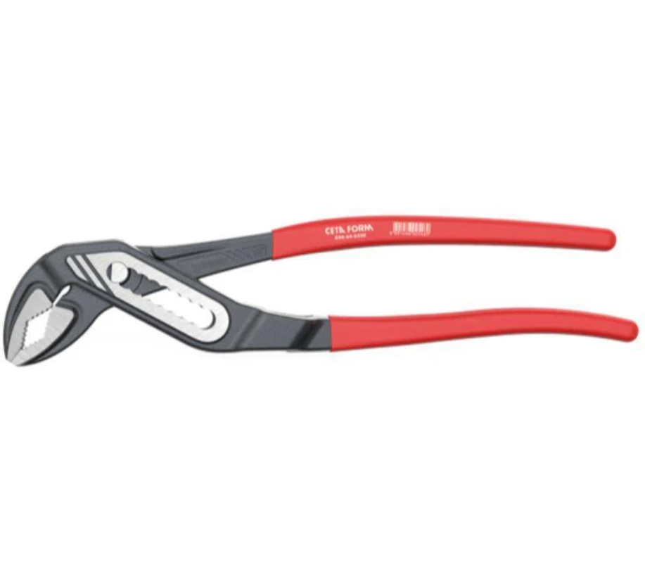 Water Pump Pliers With Standard Red Handle, 250 Mm, Ceta Form (Turkish), Model E30-54-0250