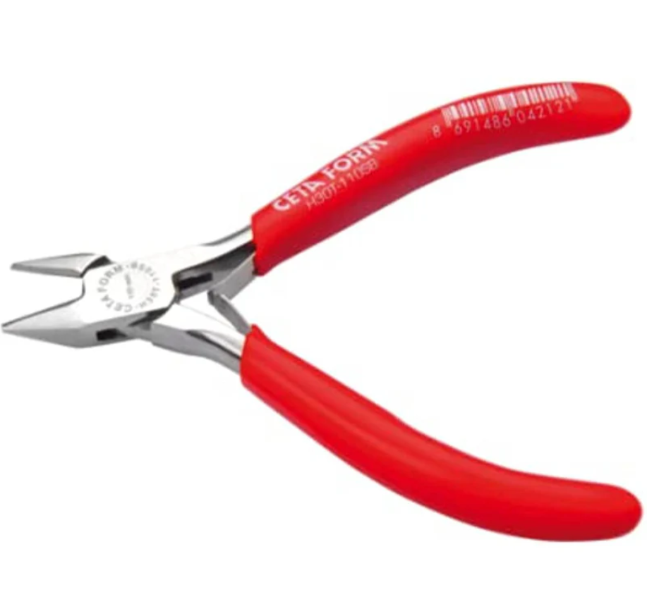 Side Cutting Pliers, 110 Mm, Red Handle, Ceta Form (Turkish), Model H30S-110SB