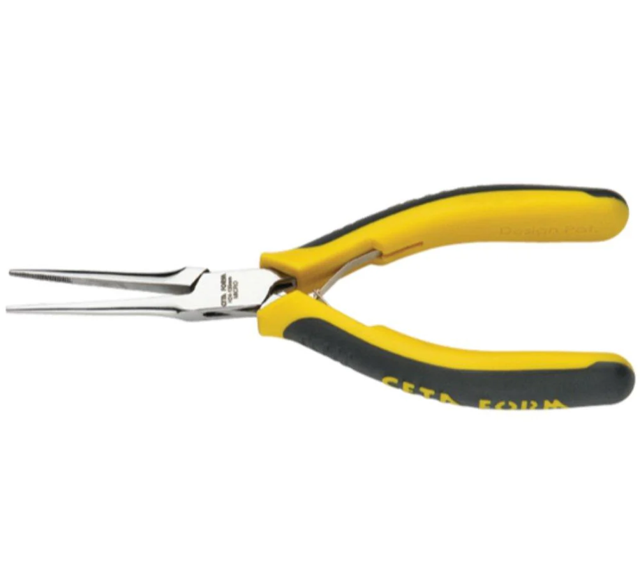 Ceta Form Super Insulated Round Nose Pliers, 115 Mm, Yellow, Turkish Model H25-31-0115