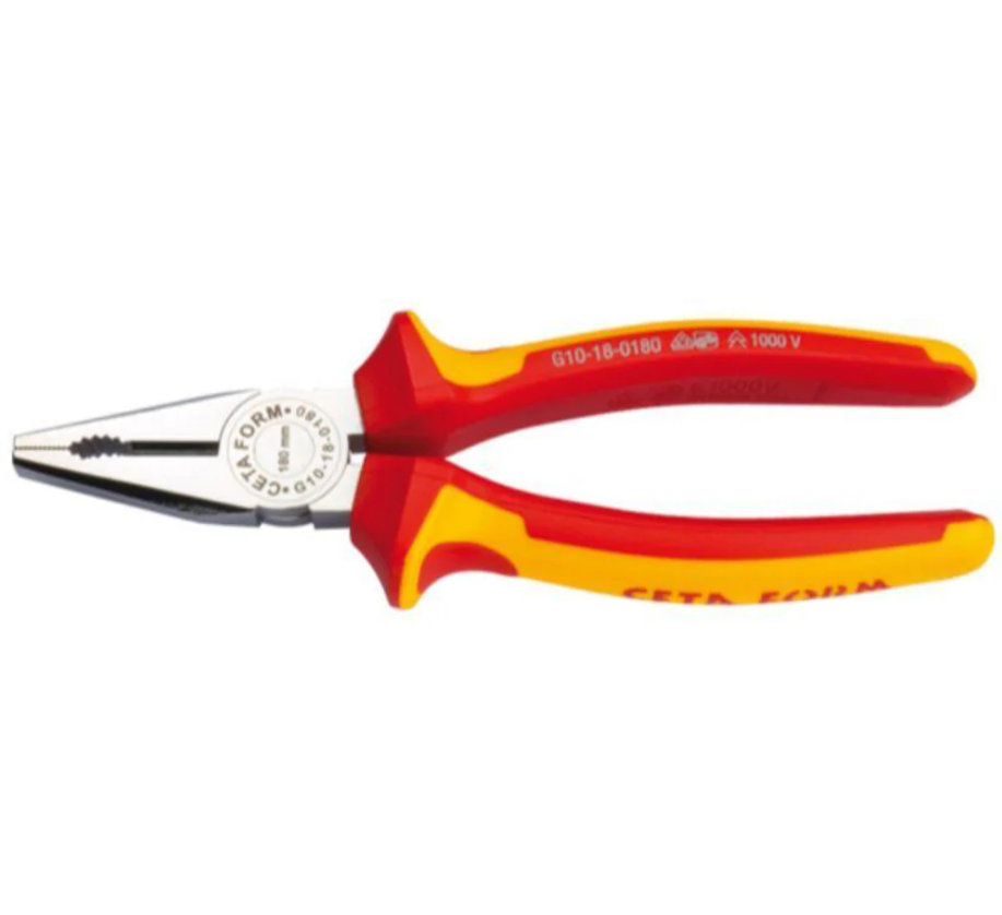 Combination Pliers Insulated, 1000V, 160 Mm, Ceta Form, Model G10-18-0160
