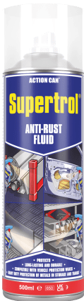 ACTION CAN® SUPERTROL_ 500ML مضاد صدأ طويل الأمد يكوّن طبقة شمعية لحماية المعادن أثناء التخزين والنقل