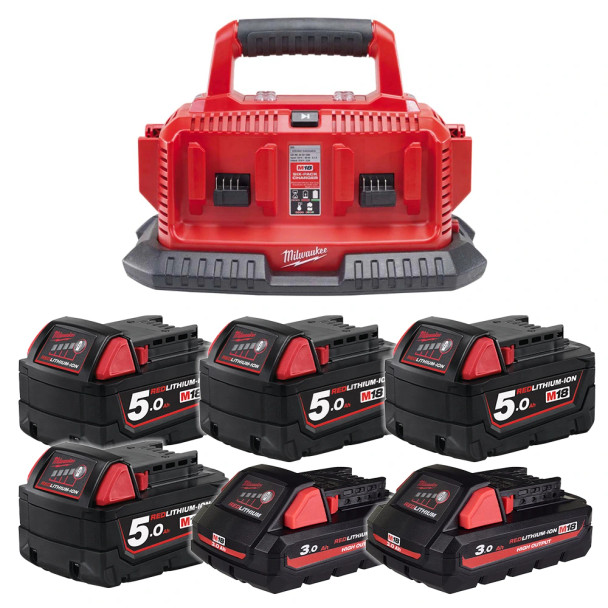 MILWAUKEE M14 M18 C6 li-ion battery multi-charger - 4932430086