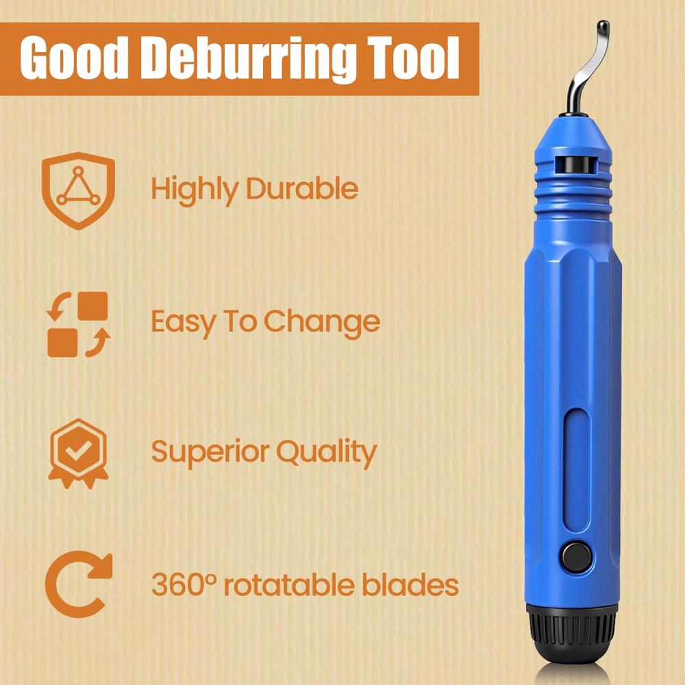Deburring Tool with 10 High Speed Steel Blades