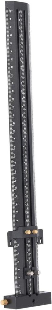 مسطرة زاوية T من سبائك الألومنيوم أداة محمولة ومناسبة لمشاريع النجارة، الهندسة، والرسم مع قلم