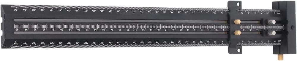 Aluminum Alloy T Square Ruler, Length Measurements, Multifunctional Portable Woodworking Tool With Pen