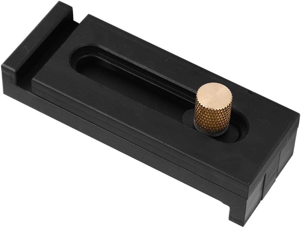 Depth Measuring Ruler, Woodworking Line Ruler, Black Aluminum Brass Marking Gauge Depth Measuring Ruler, Woodworking Marking Gauge