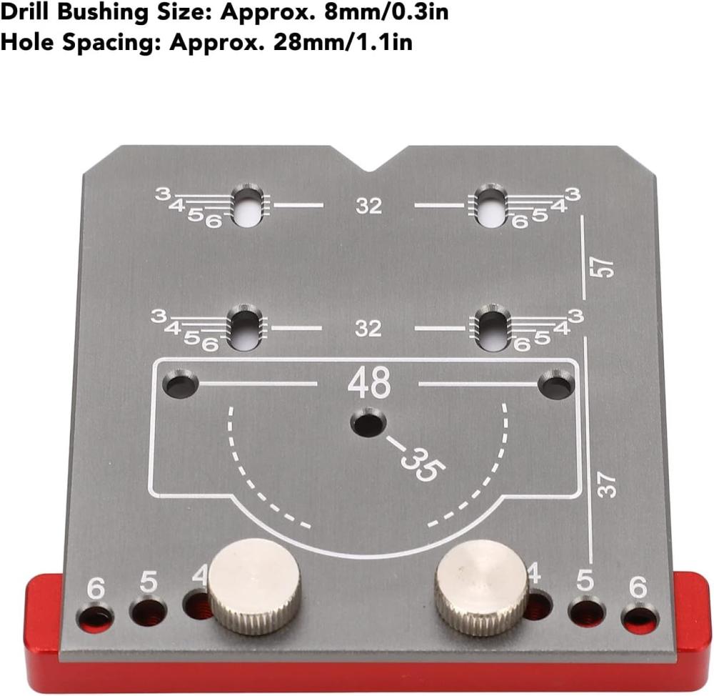 Woodworking Punch Tool 35mm Hinge Locator & Limit Frame For Quick,Precise Drilling,Essential For Cabinet & Door Hinge Mounting