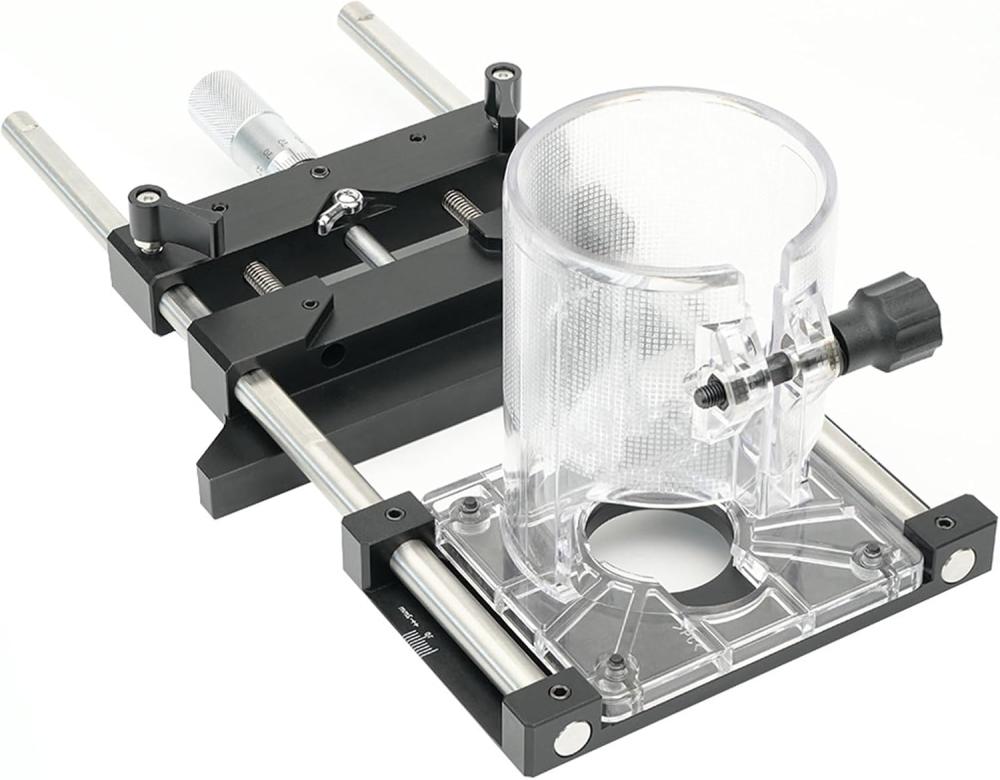 Trimming Machine Slotting Mount Trimming Bracket Positioning Ruler Linear Guide