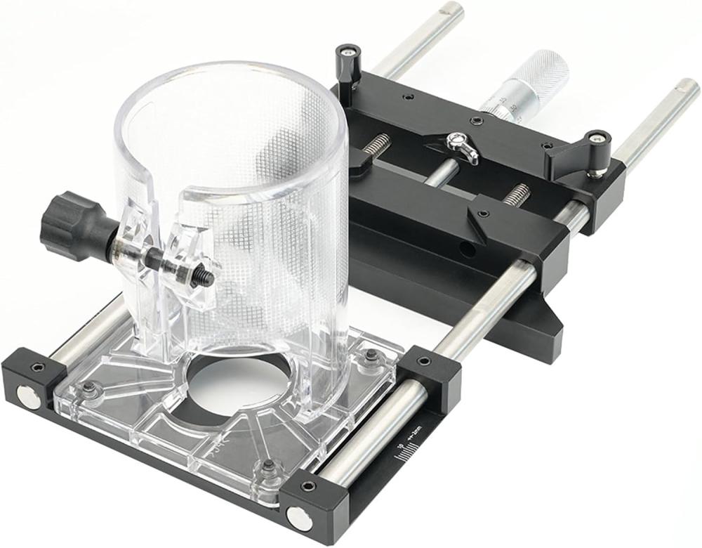 Trimming Machine Slotting Mount Trimming Bracket Positioning Ruler Linear Guide